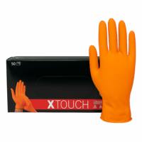 Nitril hanskar XTOUCH Orange 50stk