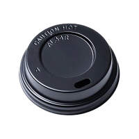 Lok á kaffibolla 4 oz svart